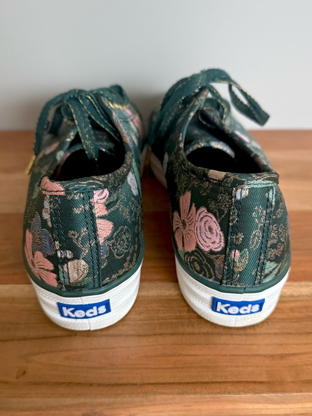 KEDS Rifle Paper Co Brand New Floral Sneakers size 7.5 - Picture 3 of 4